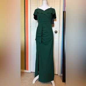 Chic Dark Green Maxi Dress